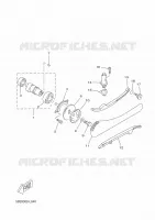 NOKKENAS / KETTING voor Yamaha VP250 2010