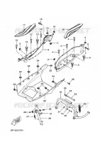 STANDAARD / VOETSTEUN voor Yamaha VP250 2010