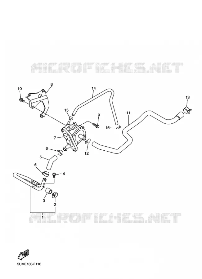 AIR INDUCTION SYSTEM AIS Yamaha MOTO 250 2010 WRF  WR250F