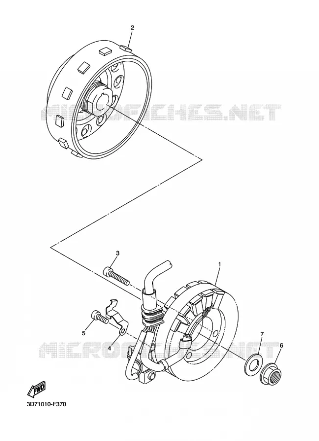 DYNAMO Yamaha MOTO 250 2010 WRR  WR250R