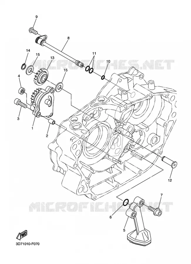 OLIEPOMP Yamaha MOTO 250 2010 WRX  WR250X