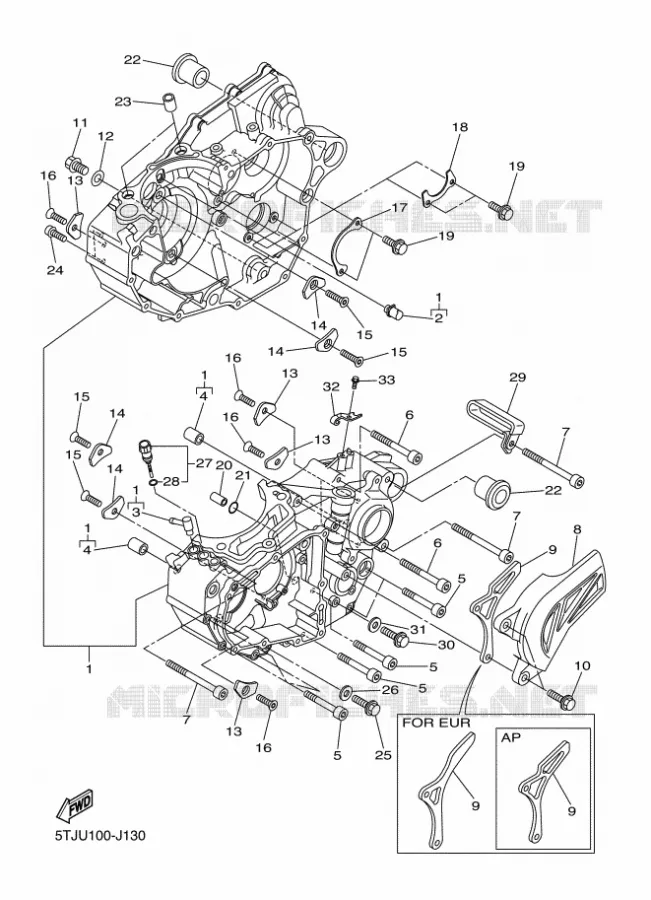 CARTERDELEN Yamaha MOTO 450 2010 WRF  WR450F