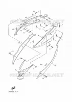 ZIJKUIPDEEL voor Yamaha CYGNUS X 2010