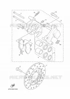 REMKLAUW VOOR voor Yamaha CYGNUS X 2010