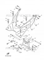 STANDAARD / VOETSTEUN voor Yamaha CYGNUS X 2010