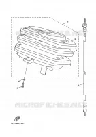 TELLERSET voor Yamaha CYGNUS X 2010