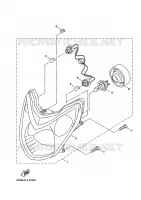 KOPLAMP voor Yamaha CYGNUS X 2010