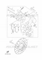REMKLAUW VOOR voor Yamaha CYGNUS X 2010