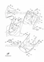 BEENSCHERM voor Yamaha CYGNUS X 2010
