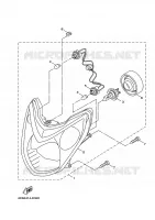 KOPLAMP voor Yamaha CYGNUS X 2010
