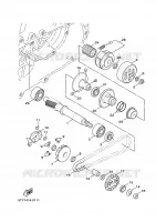 STARTMOTOR KOPPELINGS voor Yamaha CYGNUS X 2010