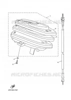 TELLERSET voor Yamaha CYGNUS X 2010