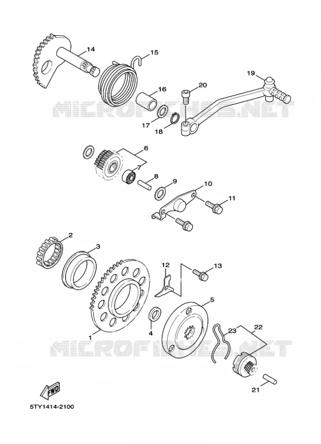 STARTMOTOR Yamaha SCOOTER 125 2010 FLAME X  XC125 FLAME X