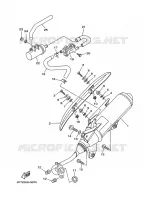 UITLAAT voor Yamaha XC125E 2010