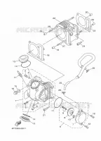 CILINDERKOP voor Yamaha XC125E 2010