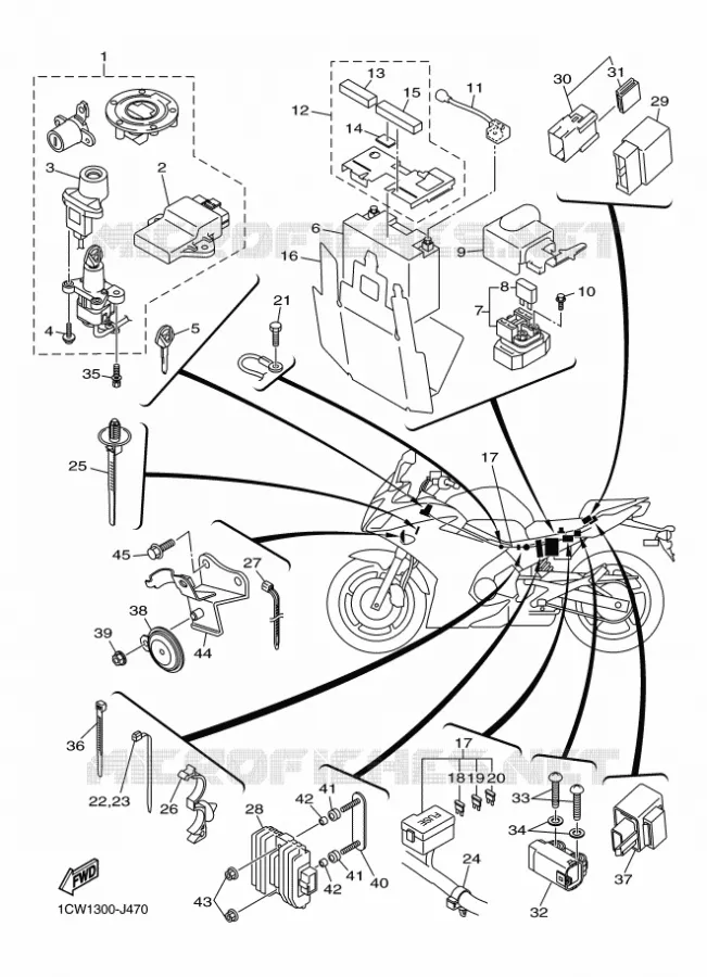 ELECTRISCH 2 Yamaha MOTO 600 2010 XJ6 DIVERSION  XJ6F