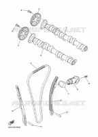 NOKKENAS / KETTING voor Yamaha DIVERSION 600 F 2010