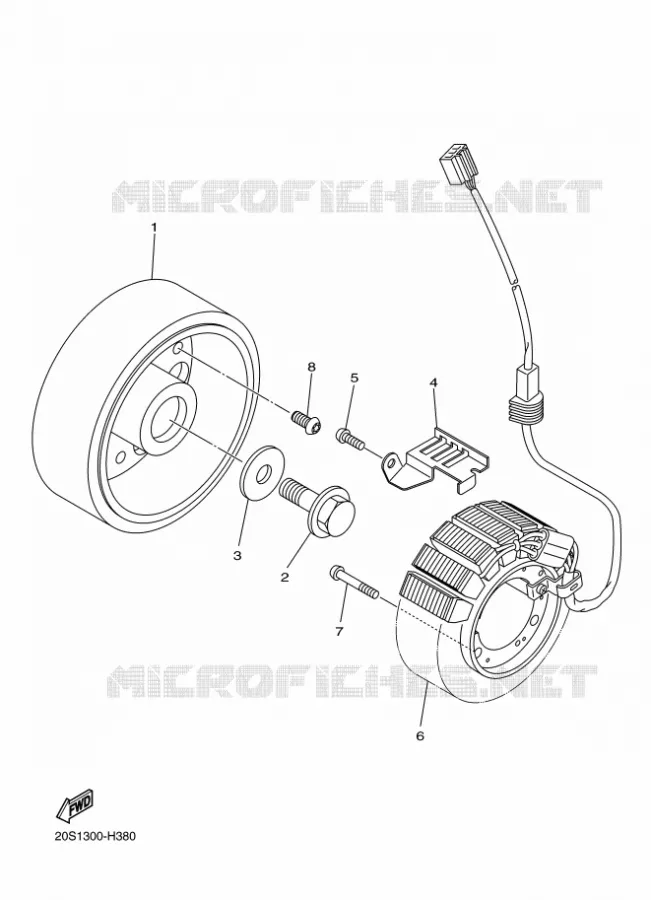 DYNAMO Yamaha MOTO 600 2010 XJ6 DIVERSION  XJ6F