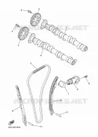 NOKKENAS / KETTING voor Yamaha XJ6 DIVERSION 2010