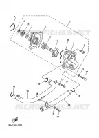 WATERPOMP / SLANGEN voor Yamaha TMAX 500 2010