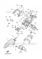 SPATBORD voor Yamaha XTR 660 2010