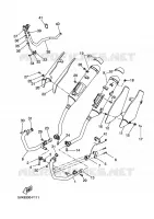UITLAAT voor Yamaha XTR 660 2010