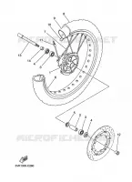 VOORWIEL voor Yamaha XTR 660 2010
