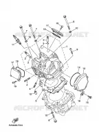 CILINDERKOP voor Yamaha XTR 660 2010