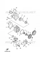 WATERPOMP / SLANGEN voor Yamaha XTX 660 2010