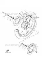 VOORWIEL voor Yamaha TENERE 660 2010