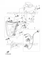 KOPLAMP voor Yamaha TENERE 660 2010
