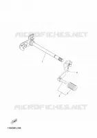 SCHAKEL STANG / PEDAAL voor Yamaha TENERE 660 2010