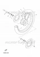 VOORWIEL voor Yamaha TENERE 660 2010
