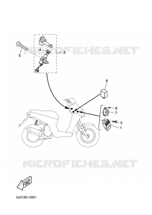ELECTRISCH 1 Yamaha SCOOTER 50 2010 SLIDER STUNT  EW50N SLIDER