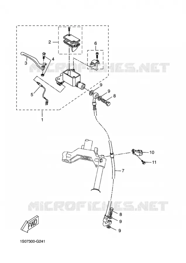 REMPOMP VOOR Yamaha SCOOTER 50 2010 SLIDER STUNT  EW50N SLIDER