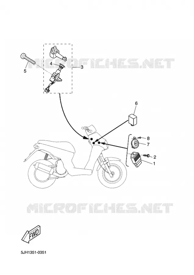 ELECTRISCH 1 Yamaha SCOOTER 50 2010 SLIDER STUNT  EW50N SLIDER