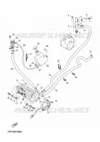 RADIATEUR / SLANG voor Yamaha YP250R 2010