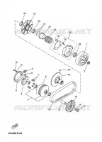 STARTMOTOR KOPPELINGS voor Yamaha YP250R 2010