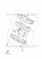 TELLERSET voor Yamaha MAJESTY 400 2010
