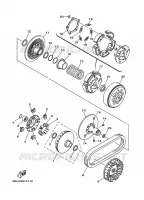 STARTMOTOR KOPPELINGS voor Yamaha MAJESTY 400 2010
