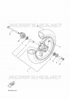 VOORWIEL voor Yamaha YQ50 2010