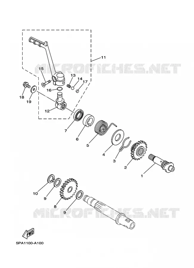 STARTMOTOR Yamaha MOTO 85 2010 YZ  YZ85