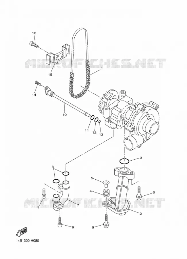 OLIEPOMP Yamaha MOTO 1000 2010 R1  YZF-R1