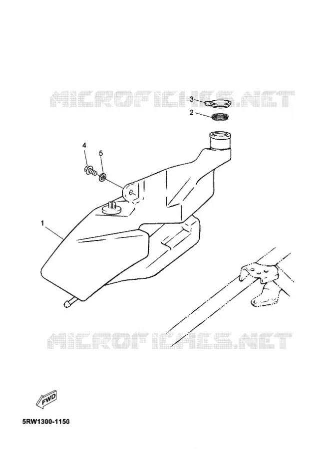OLIE RESERVOIR Yamaha SCOOTER 50 2011 MACH  CS50Z MACH G LIQUIDE