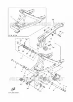 ACHTERBRUG voor Yamaha DT125 2011