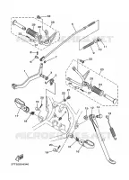 STANDAARD / VOETSTEUN voor Yamaha DT125 2011