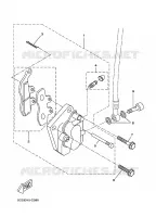 REMKLAUW VOOR 2 voor Yamaha DT50R 2011