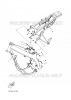 FRAME voor Yamaha DT50RSM X-LIMIT S.M 2011