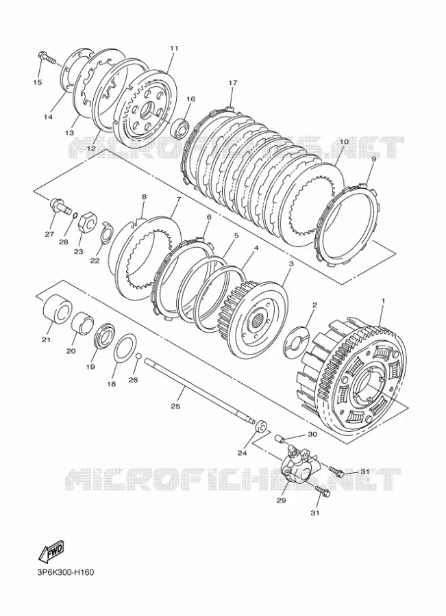 STARTMOTOR KOPPELINGS Yamaha MOTO 1300 2011 FJR ABS  FJR1300A