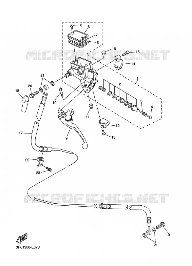 KOPPELINGS POMP Yamaha MOTO 1300 2011 FJR ABS  FJR1300A